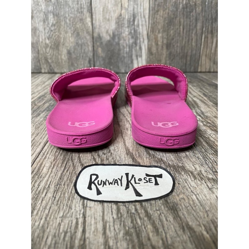 UGG Glitter Pink Slide Sandals Big Kids Size 4 1116688K - Picture 4 of 11